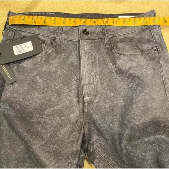 Rag & Bone Nina High-Rise Ankle Cigarette Snakeprint Jeans.Size 29 - Picture 16 of 16